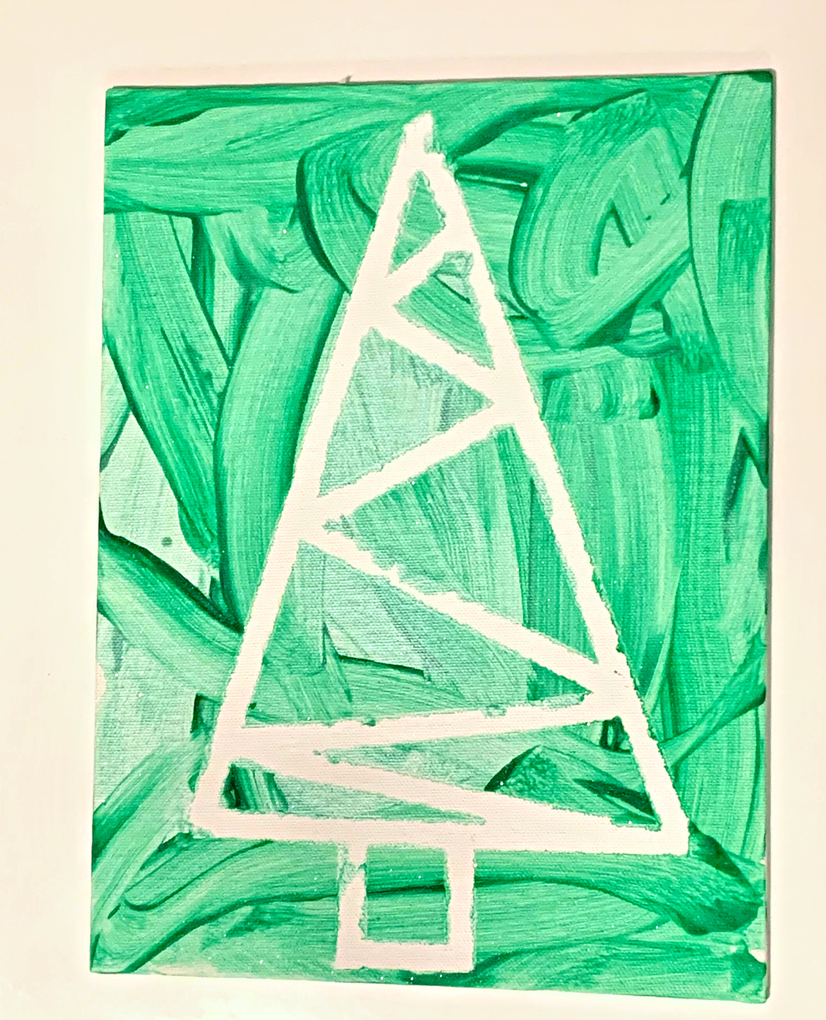 Snowflake & Tree Tape Resist - DIY - Playgarden Online