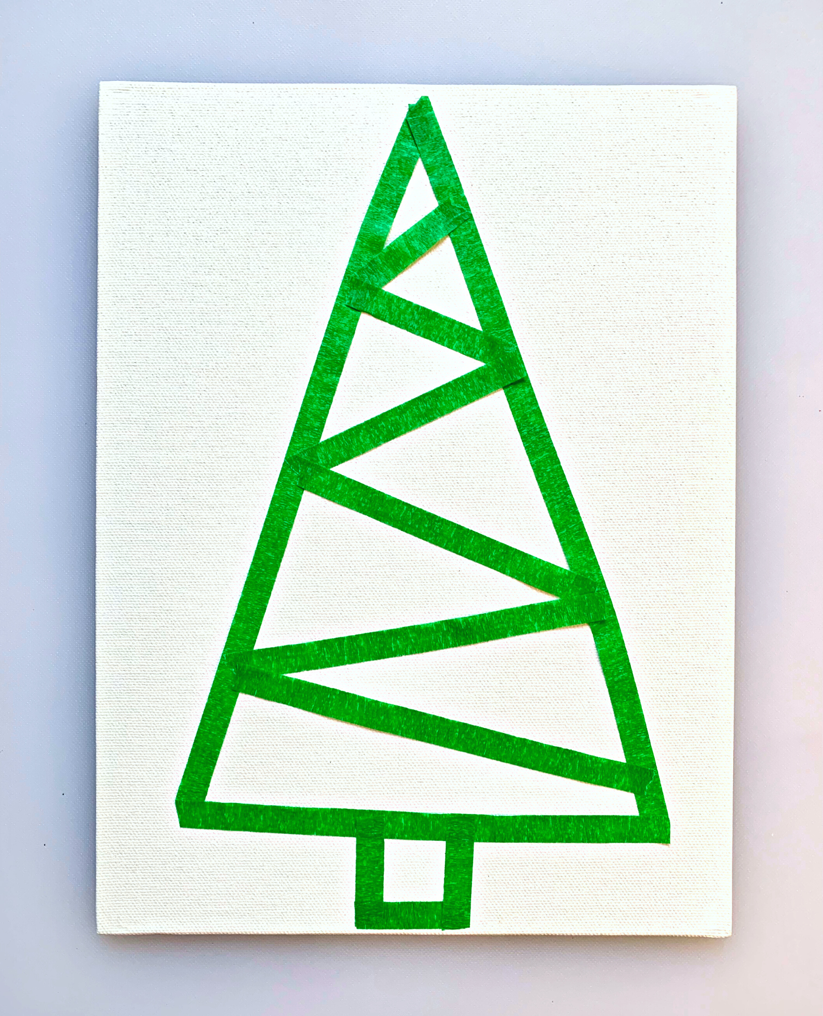 Snowflake & Tree Tape Resist - DIY - Playgarden Online
